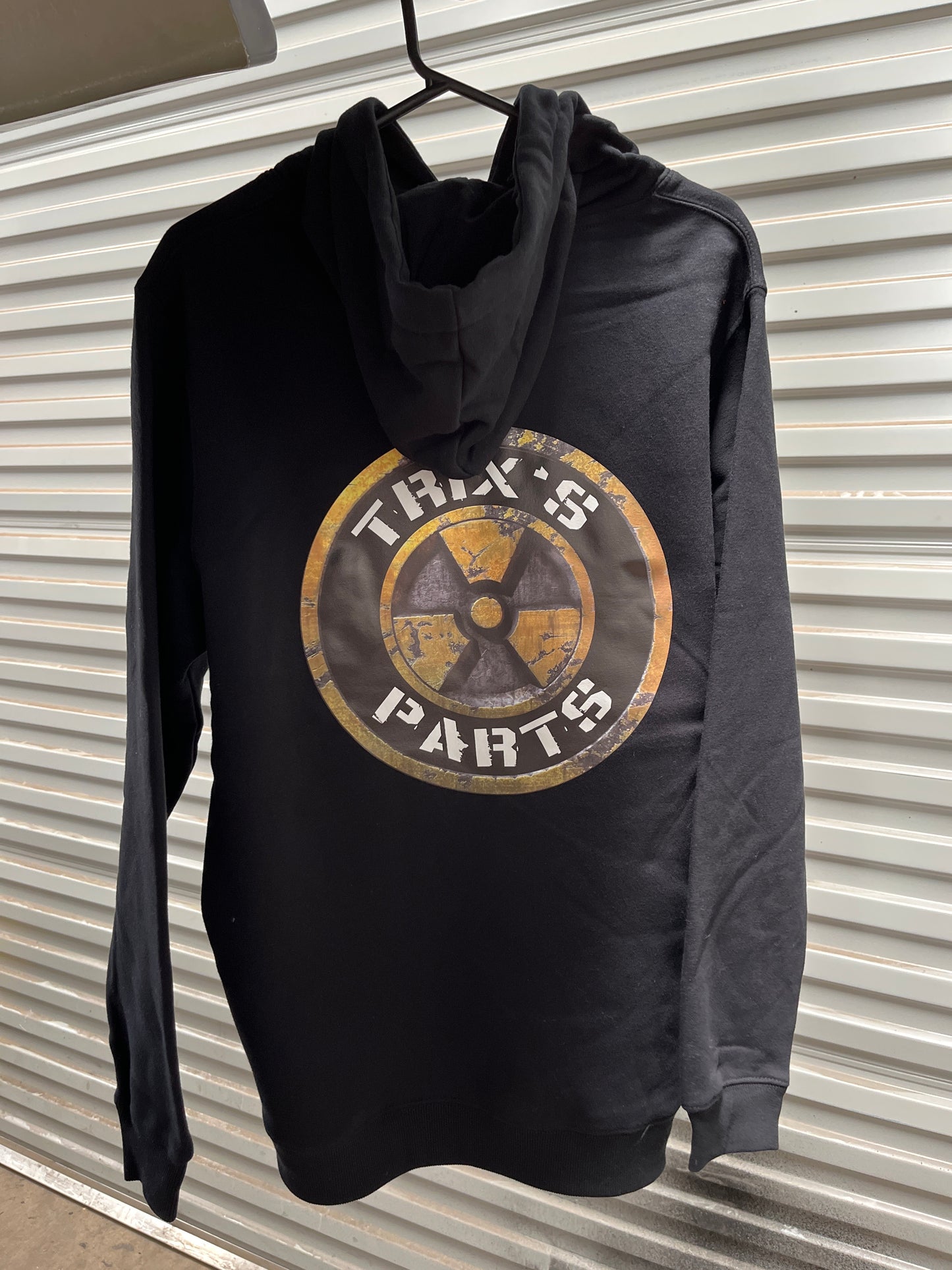 Trix's Parts Fleece Hoodie - Black or Grey- Various Sizes Available