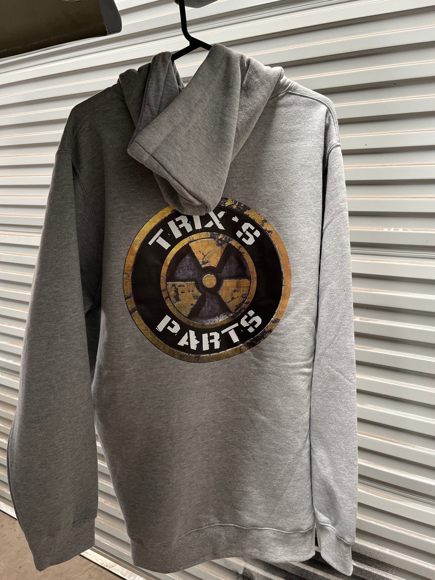 Trix's Parts Fleece Hoodie - Black or Grey- Various Sizes Available